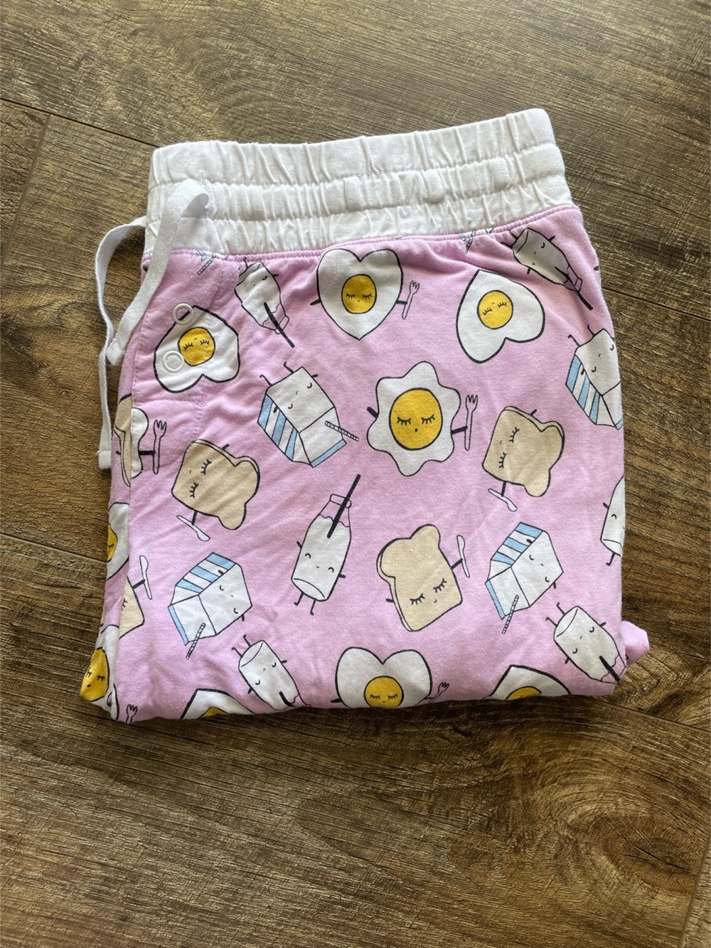 Little Sleepies “Breakfast Buddies” Women’s SMALL Pajama Pants
